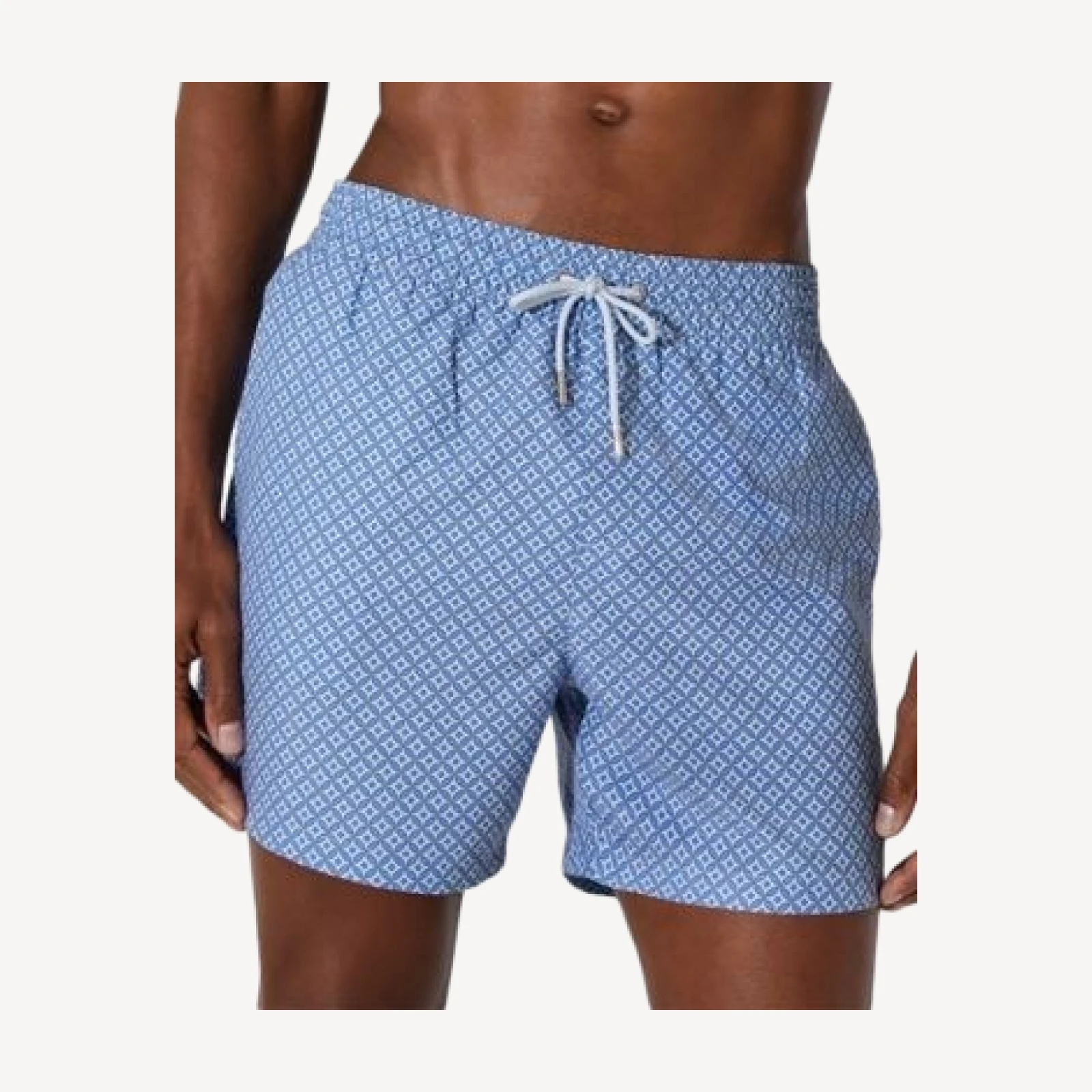 Reiss Drawstring Geo Print Swimsuit