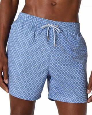 Reiss Drawstring Geo Print Swimsuit