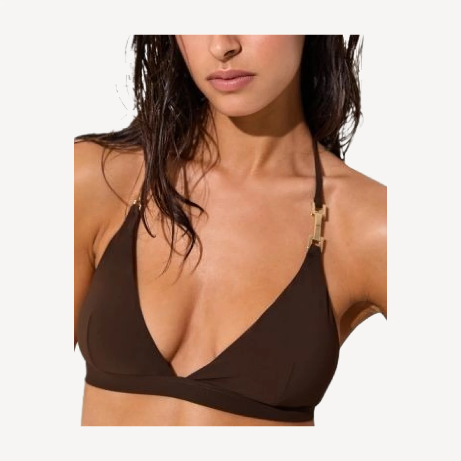 Reiss Riah Fixed Triangle Bikini Top