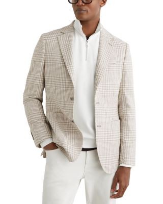 Reiss Bardo Cotton Wool Check Blazer