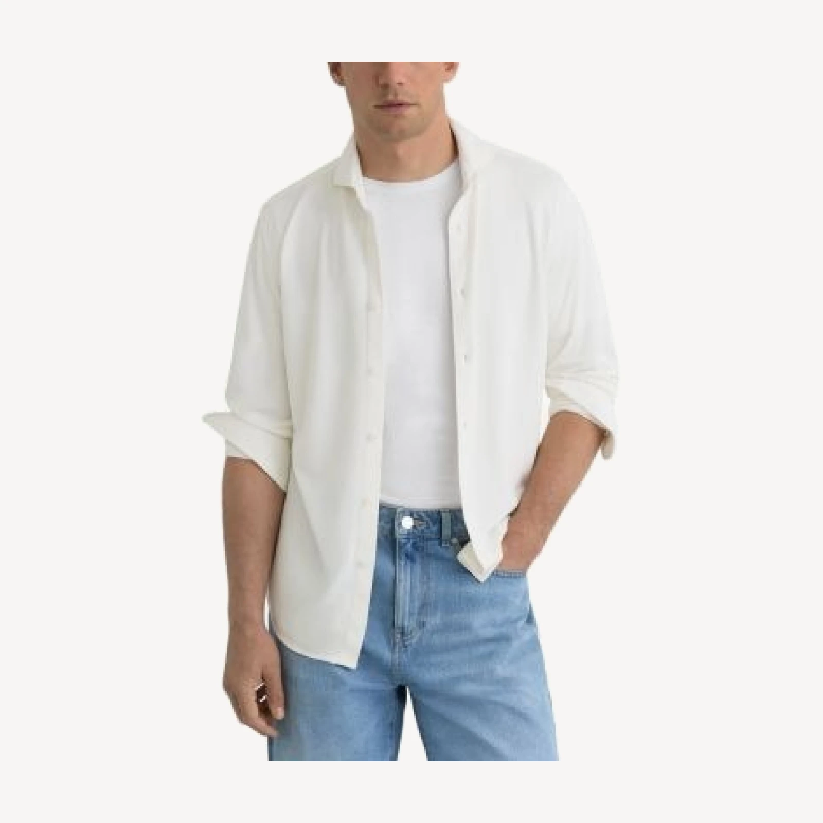 Reiss Davaro Regular Fit Stretch Cutaway Shirt