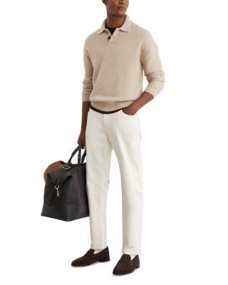 Reiss Ribbed Button Sweater
