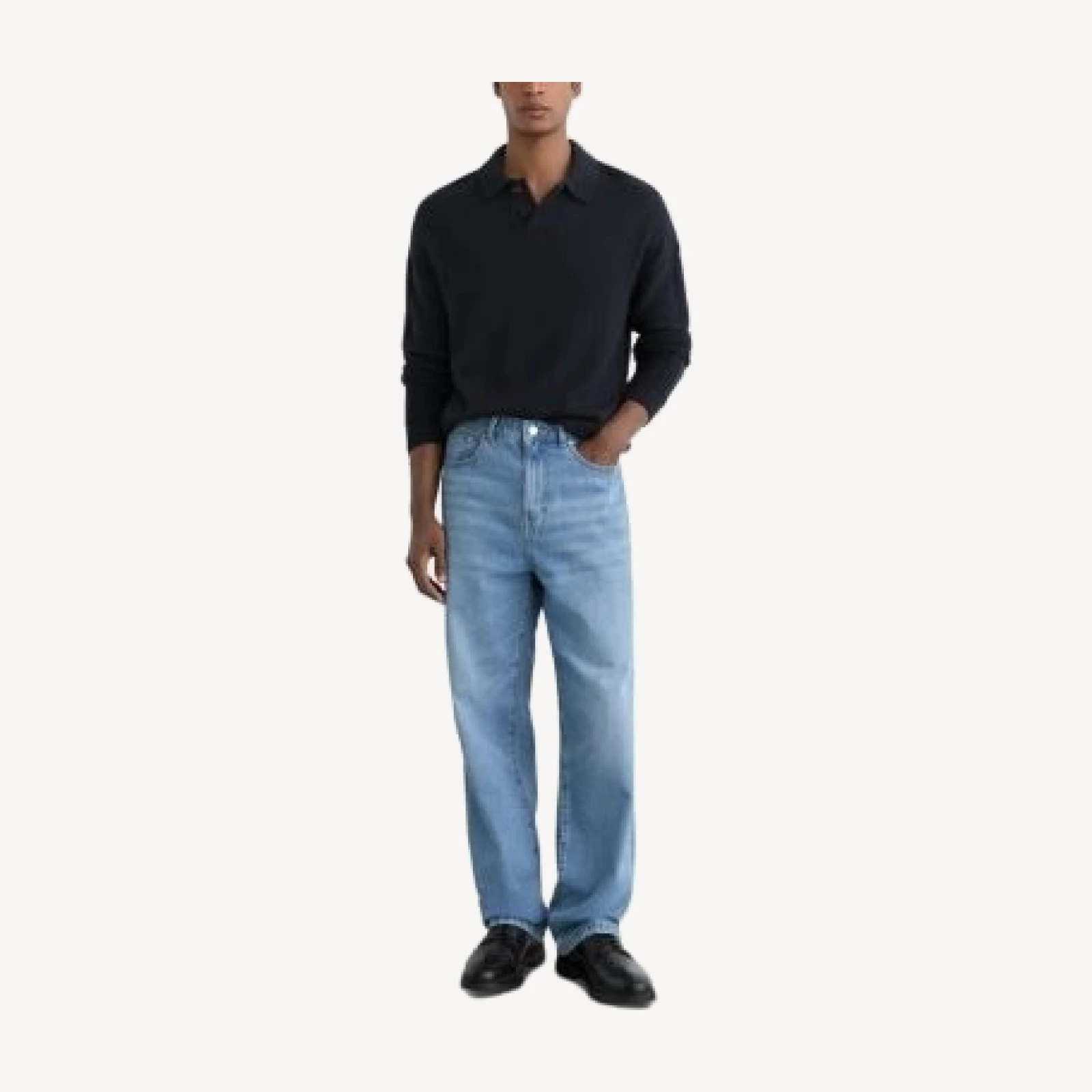 Reiss Half Button Polo Sweater