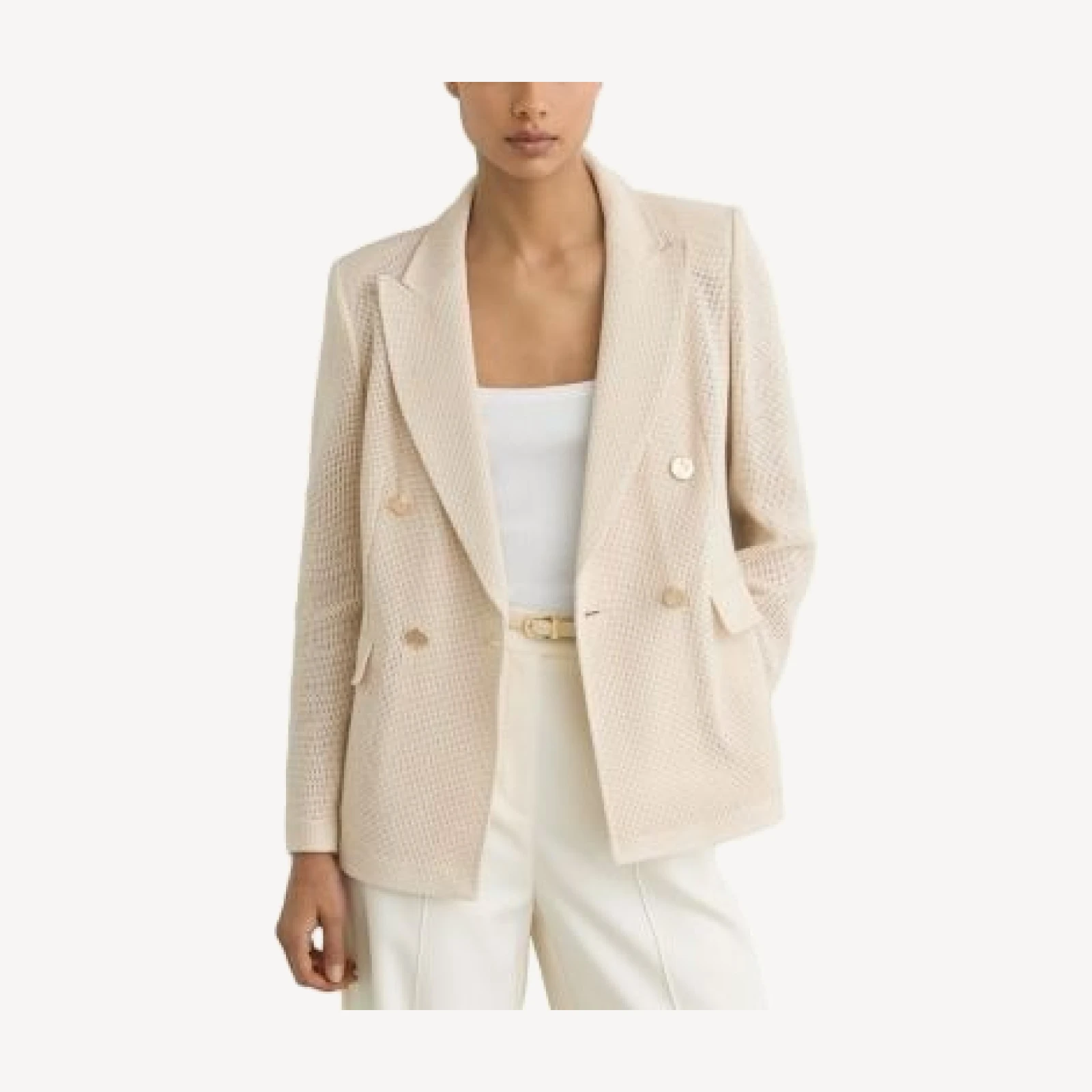 Reiss Fiore Double Breasted Suit Jacket