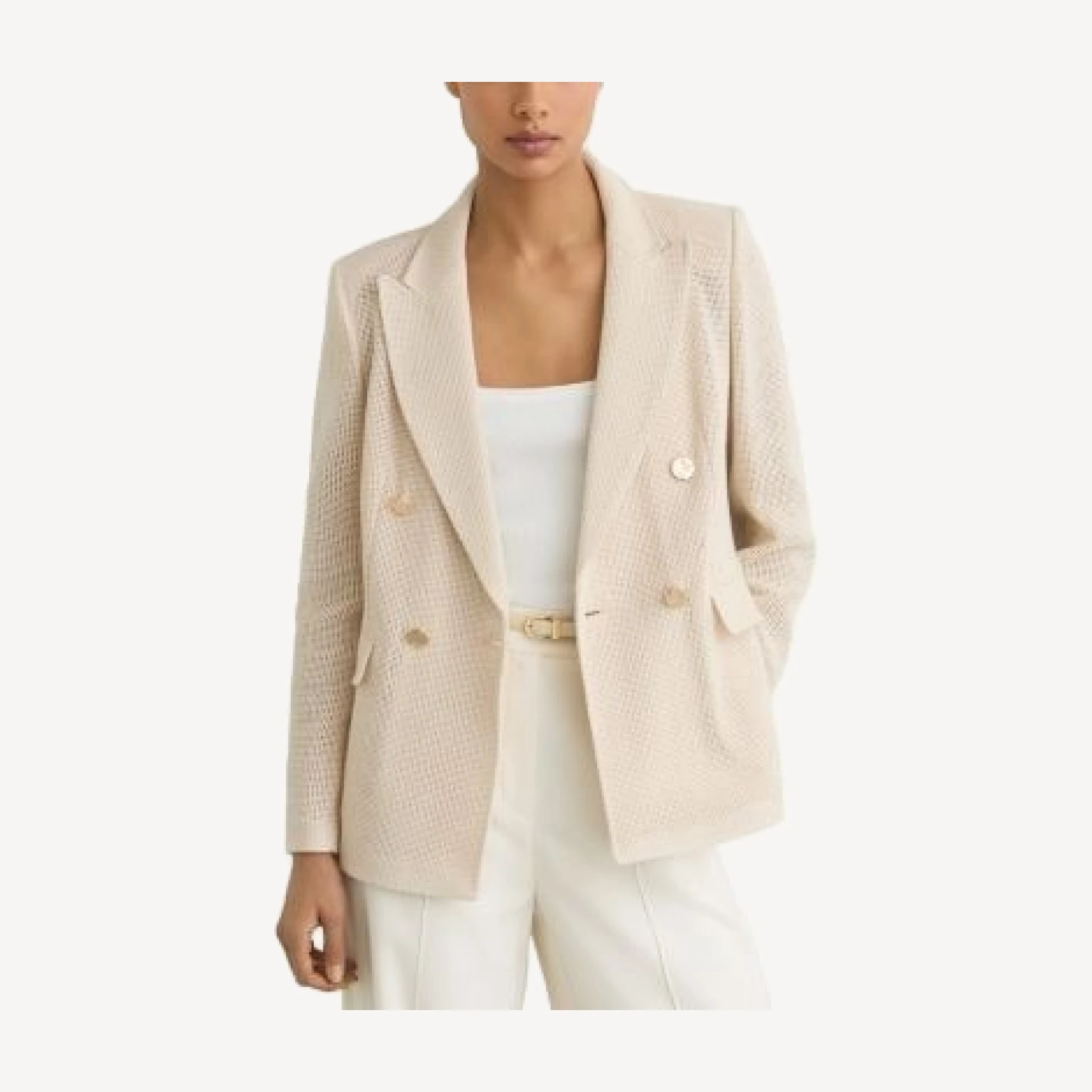 Reiss Petite Fiore Double Breasted Blazer