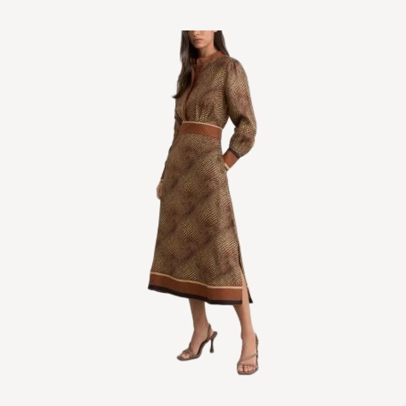 Reiss Leia Animal Print Dress