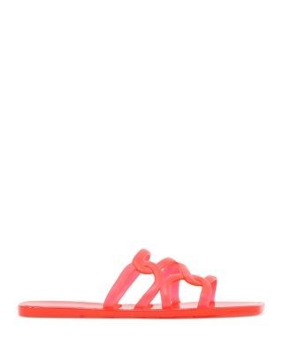 Reiss Women's Asymmetric Jelly Slides