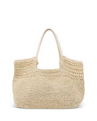 Reiss Evelyn Cut Out Crocheted Tote
