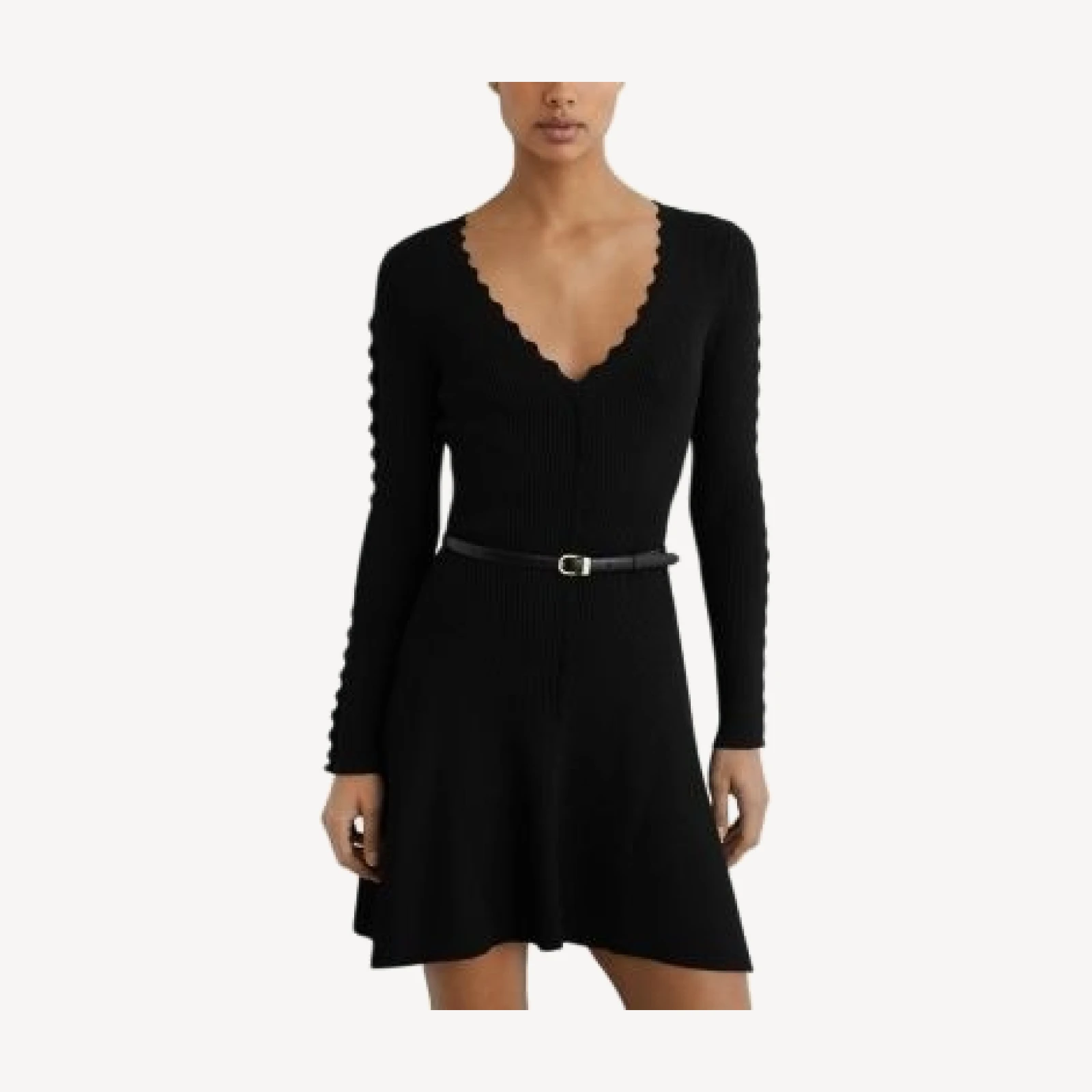 Reiss Orla Scalloped Minidress