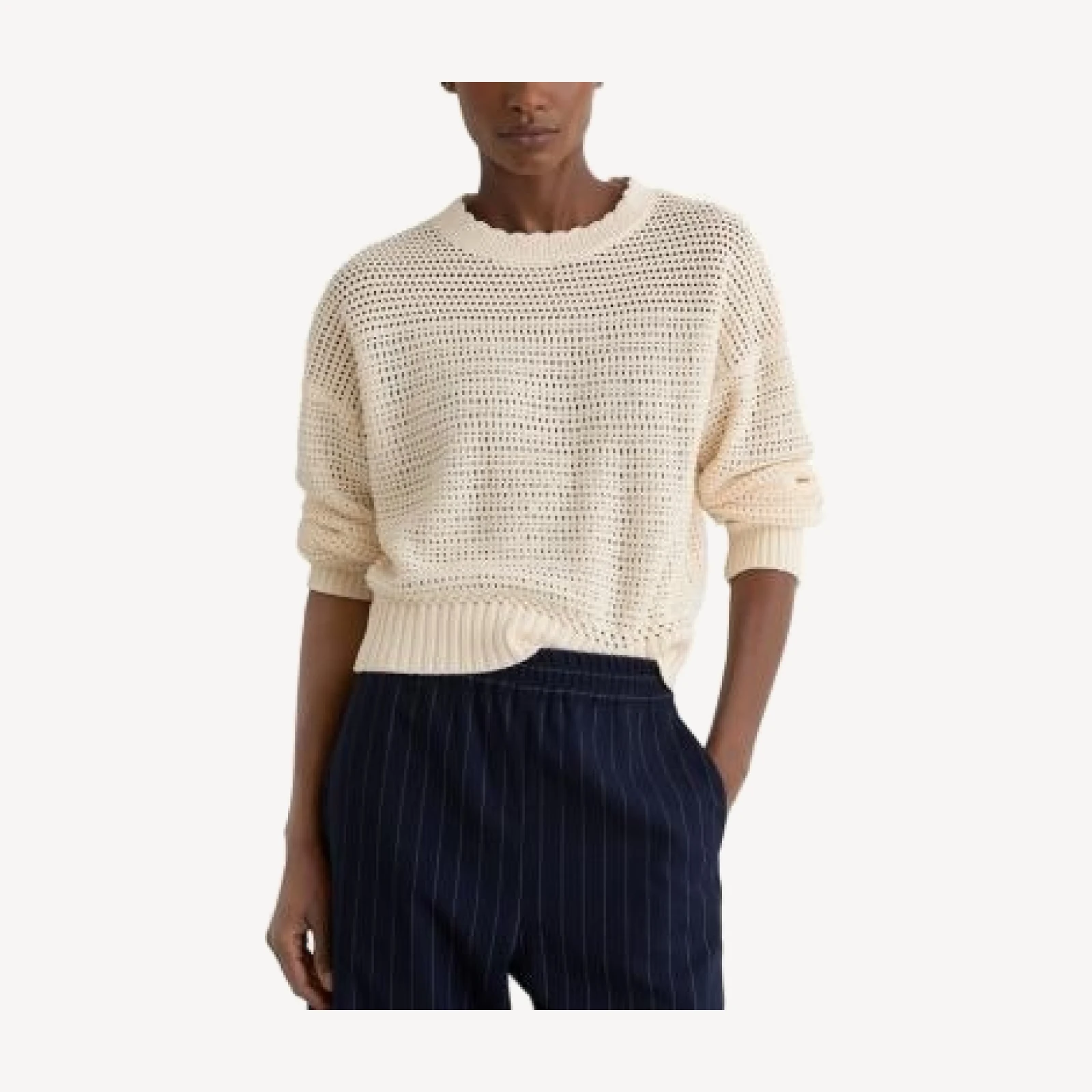 Reiss Crewneck Stitch Jumper