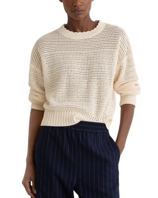 Reiss Crewneck Stitch Jumper