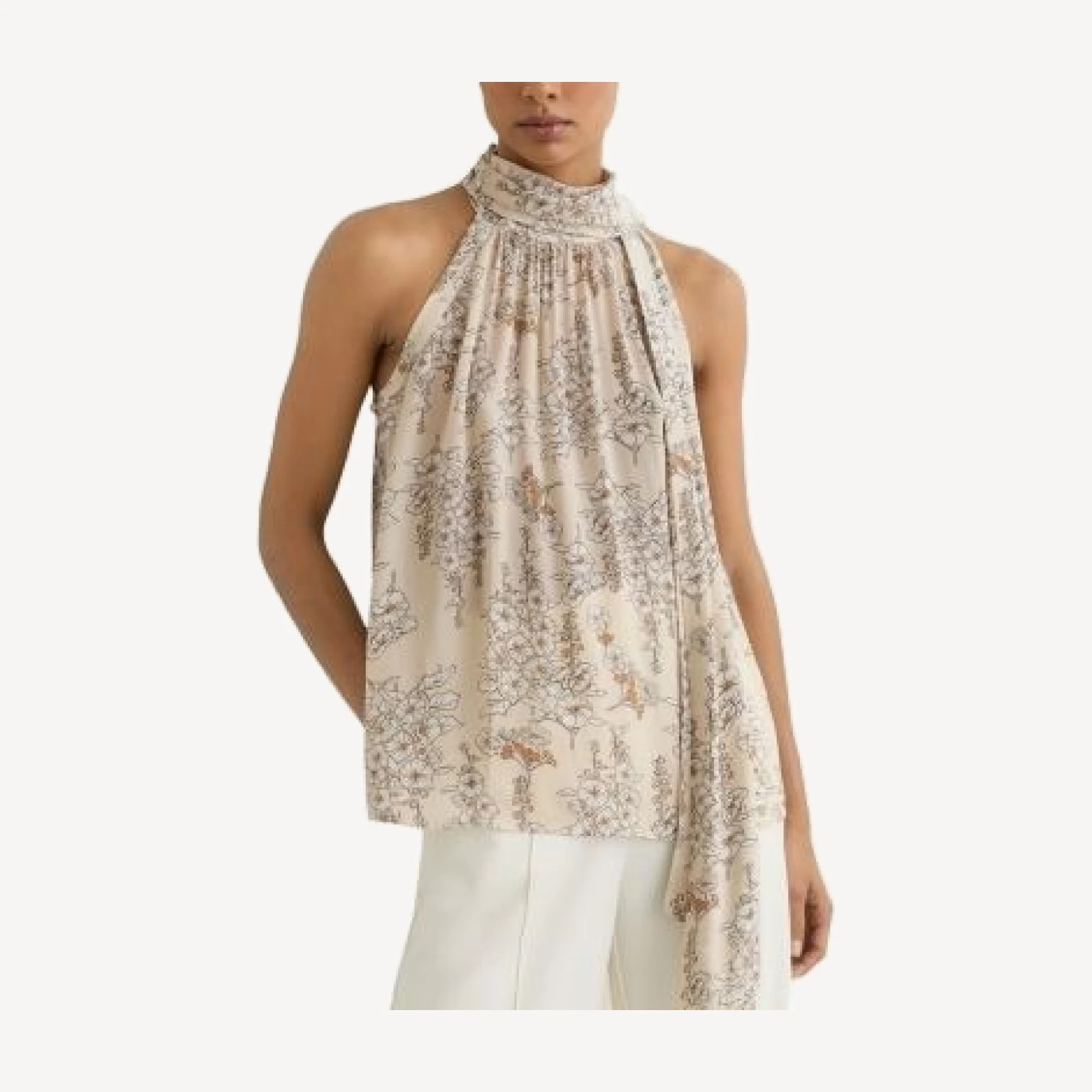 Reiss Josie Halter Top