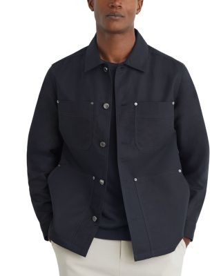 Reiss Yorker Twill Four Pocket Overshirt