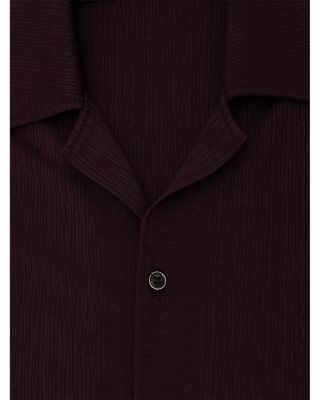 Reiss Ando Jacquard Knit Camp Shirt
