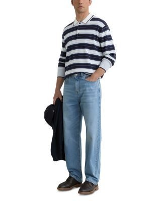 Reiss Relaxed Fit Stripe Polo Shirt
