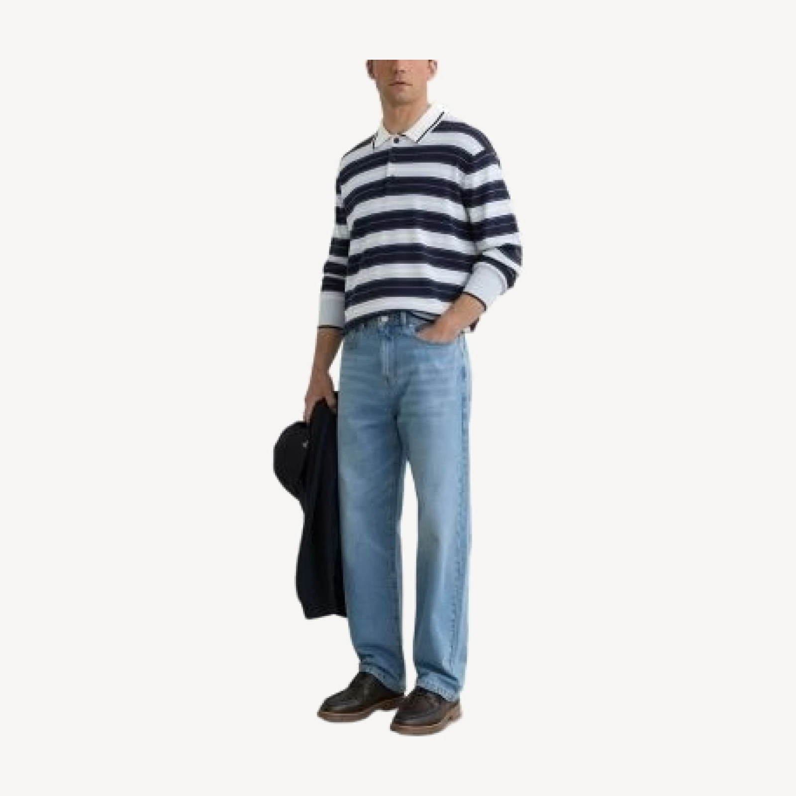 Reiss Relaxed Fit Stripe Polo Shirt