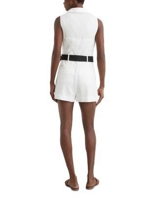 Reiss Taylor Linen Playsuit