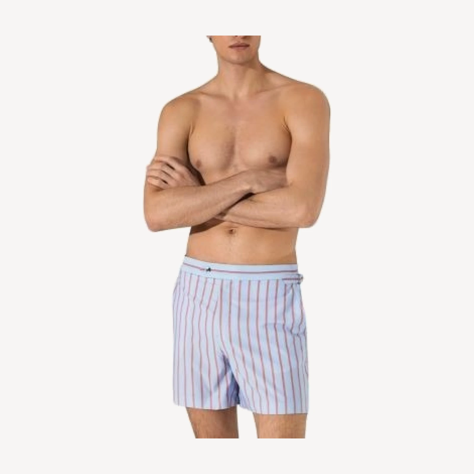 Reiss Presley Side Adjuster Pinstripe 6.7 Swim Shorts