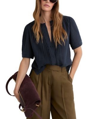 Reiss Aurelia Muslin Top