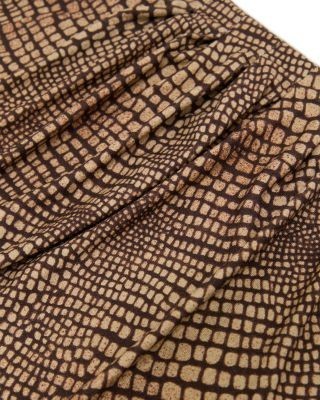 Reiss Lola Snake Print Bodycon Dress