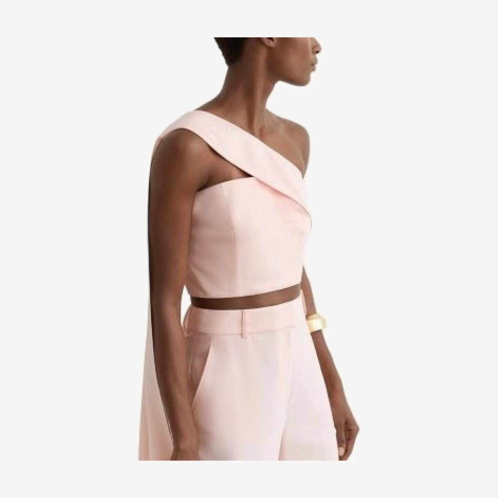 Reiss Emilia One Shoulder Bustier Top