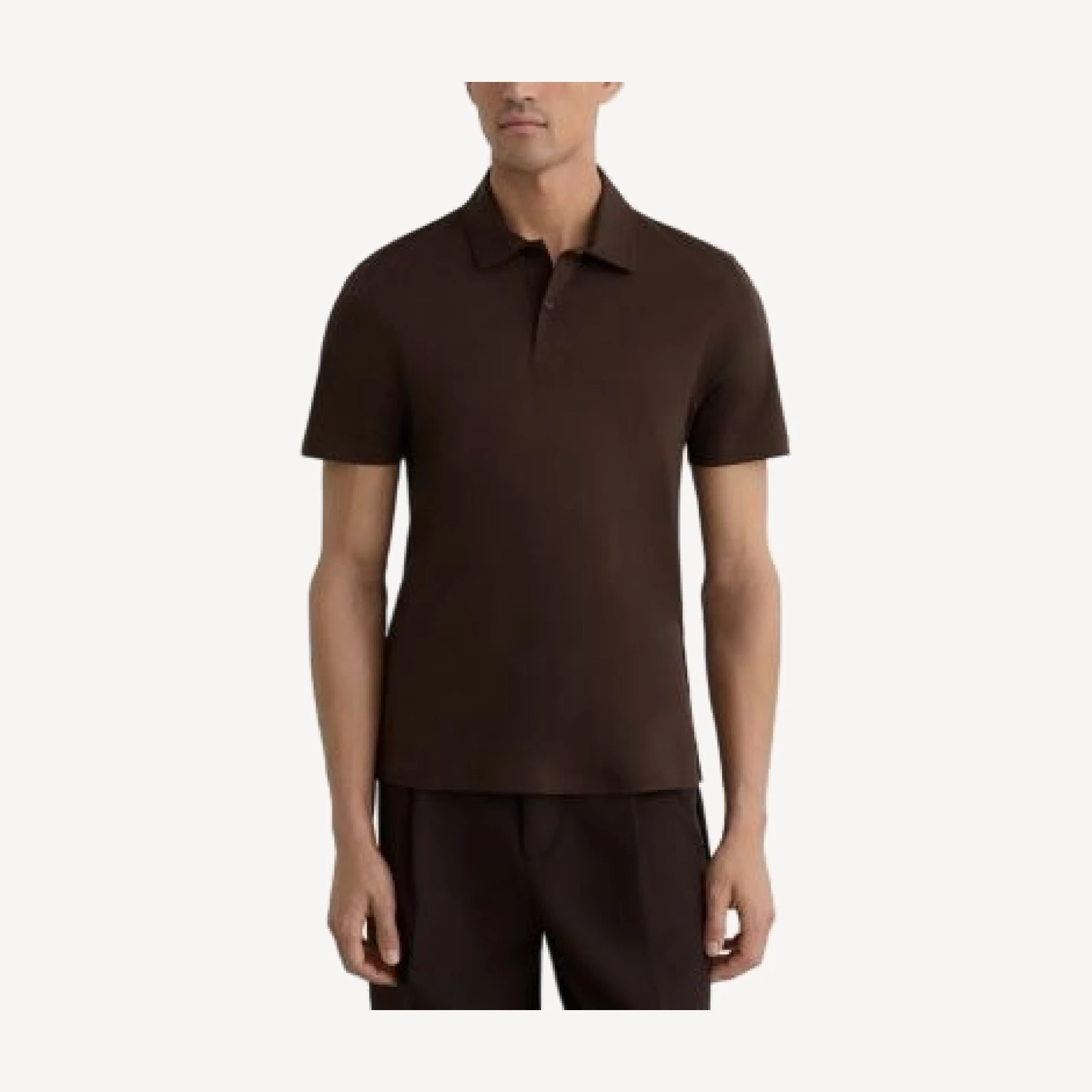 Reiss Earl Slim Fit Airwater Cotton Polo Shirt