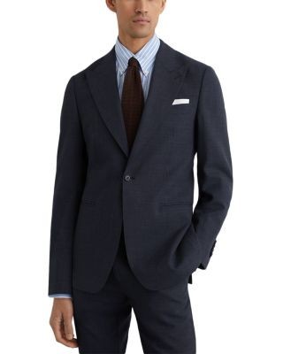 Reiss Virgin Wool Peak Lapel Blazer