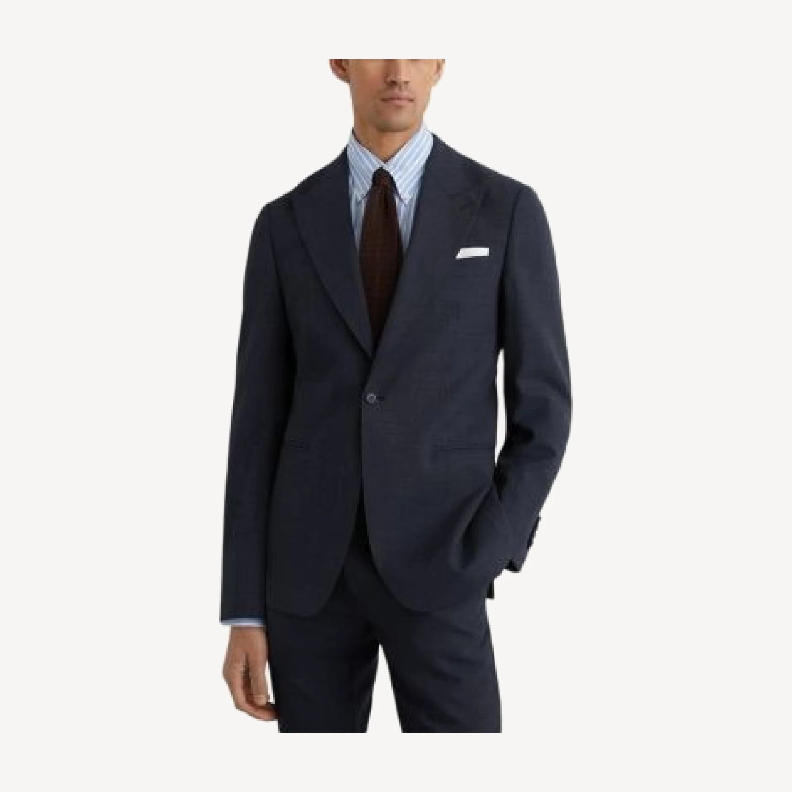 Reiss Virgin Wool Peak Lapel Blazer