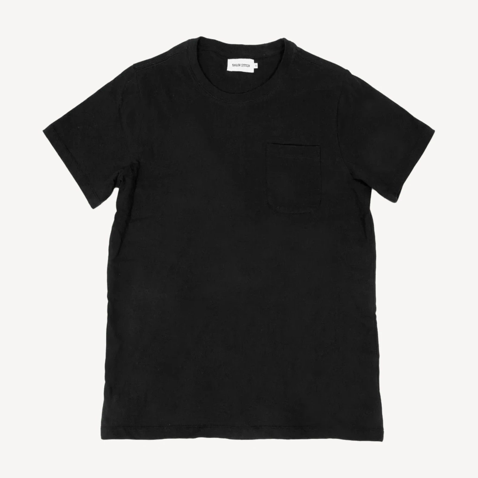 The Crewneck Pocket Tee in Black