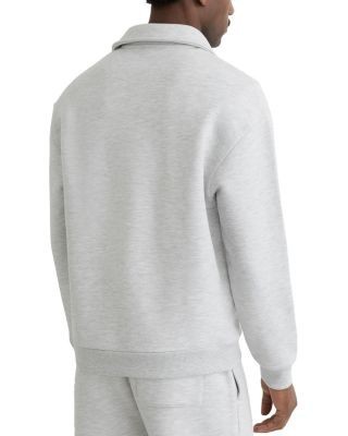 Reiss Heavyweight Half Zip Sweatshirt