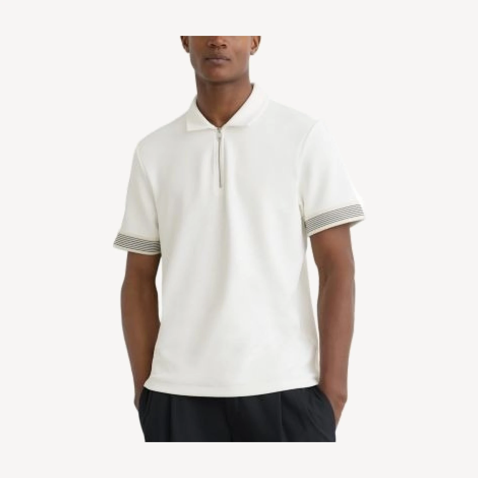 Reiss Bruno Half Zip Polo Shirt