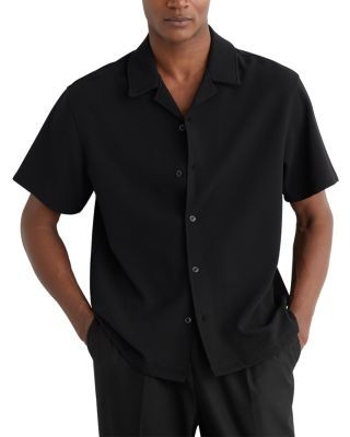 Reiss Textured Cuban Shirt