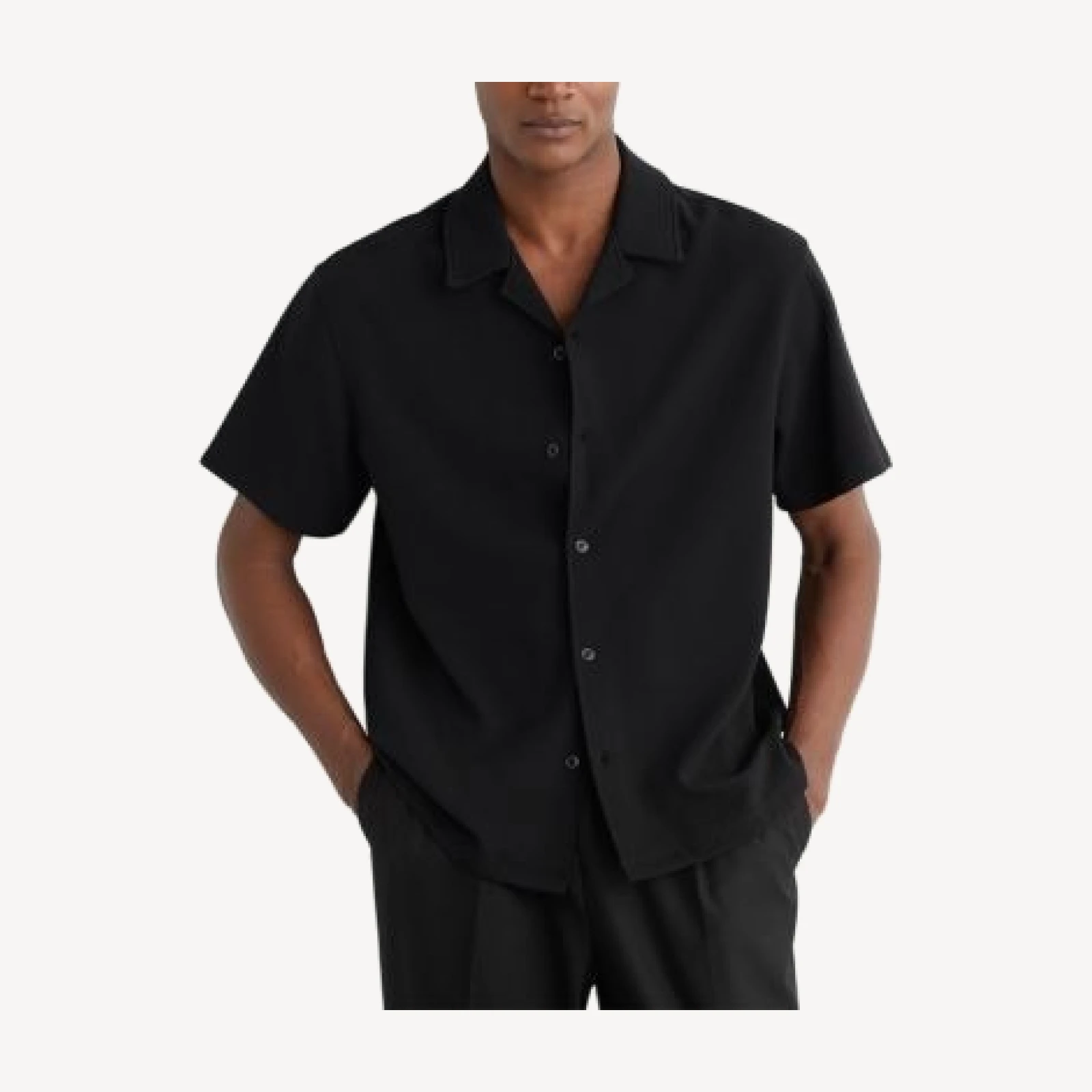 Reiss Textured Cuban Shirt
