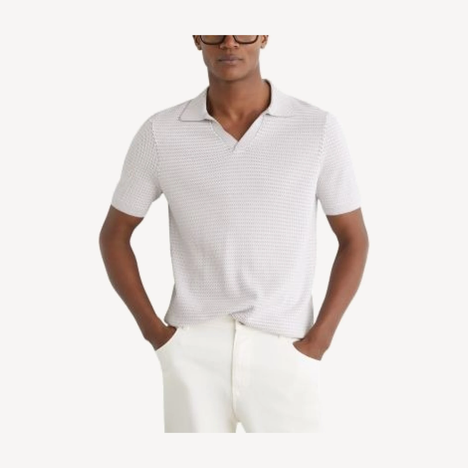 Reiss Regular Fit Open Collar Polo Shirt