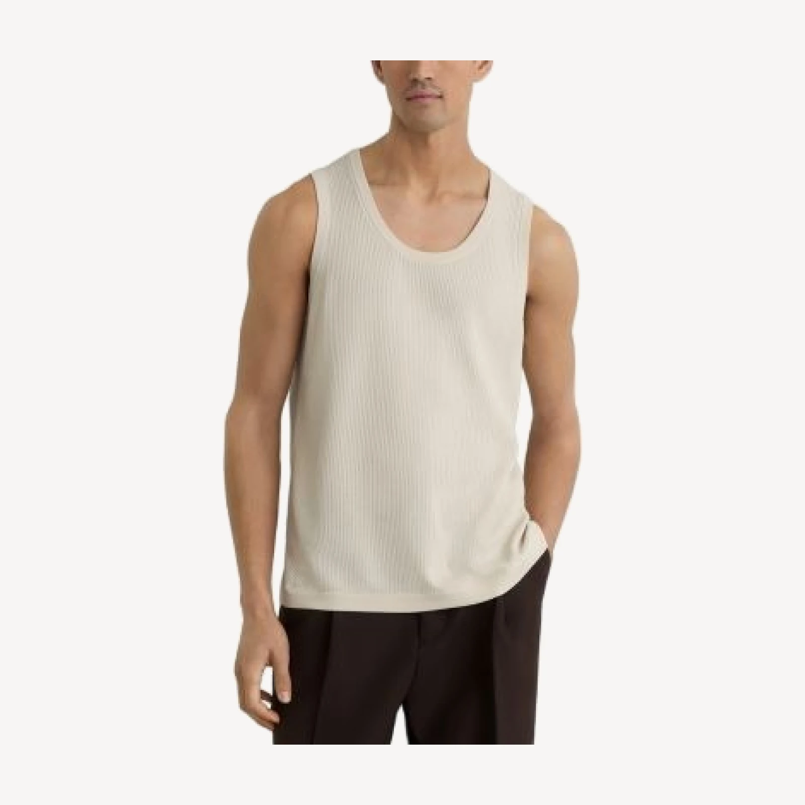 Reiss Watson Regular Fit Textured Tank Top