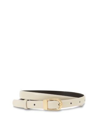Reiss Women's Mila Mini Buckle Leather Belt