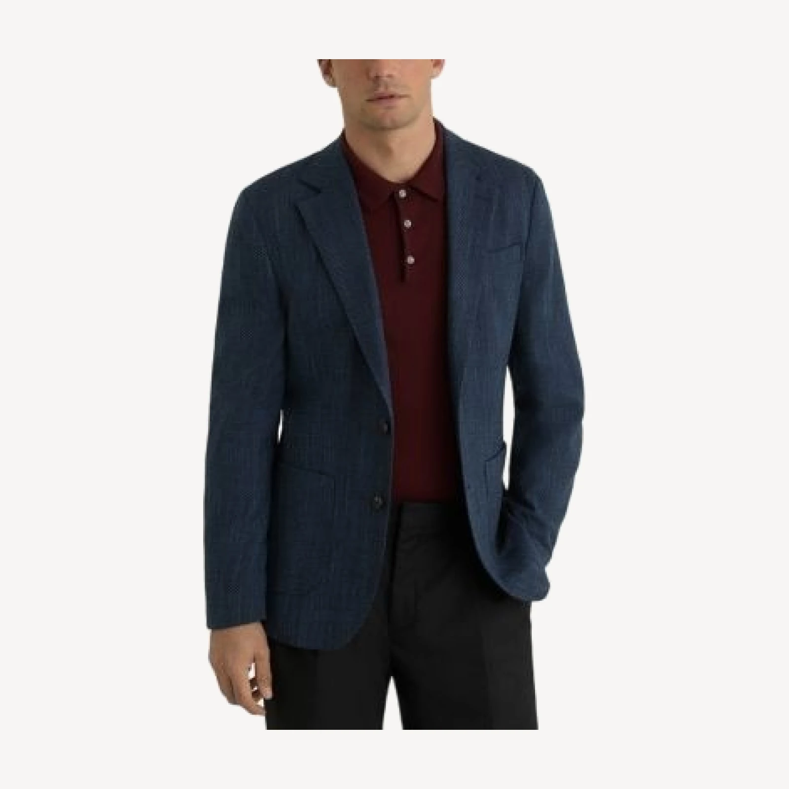 Reiss Manci Tailored Fit Herringbone Blazer