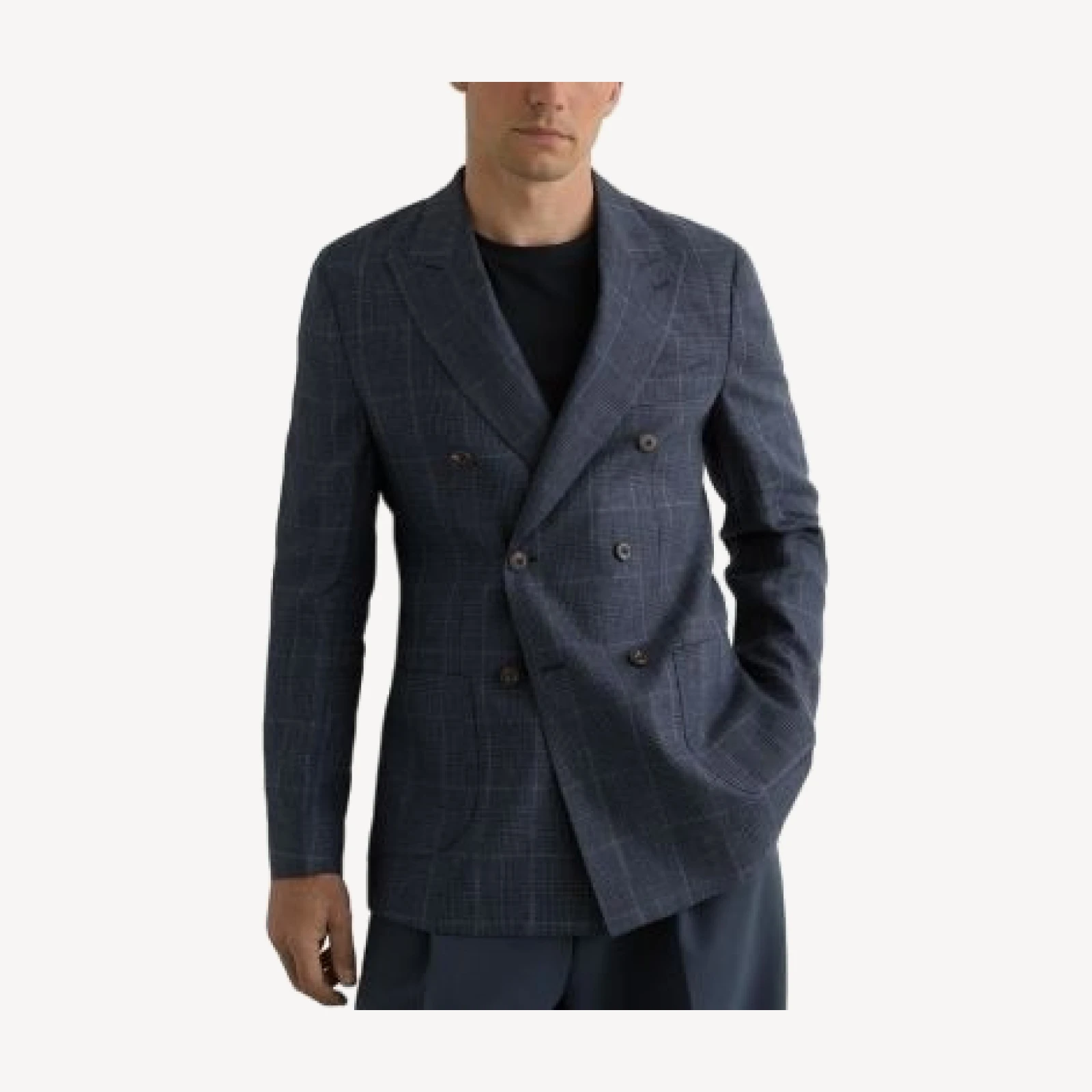 Reiss Tailored Fit Prince Of Wales Sport Coat