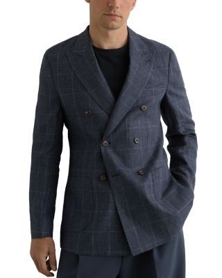 Reiss Tailored Fit Prince Of Wales Sport Coat