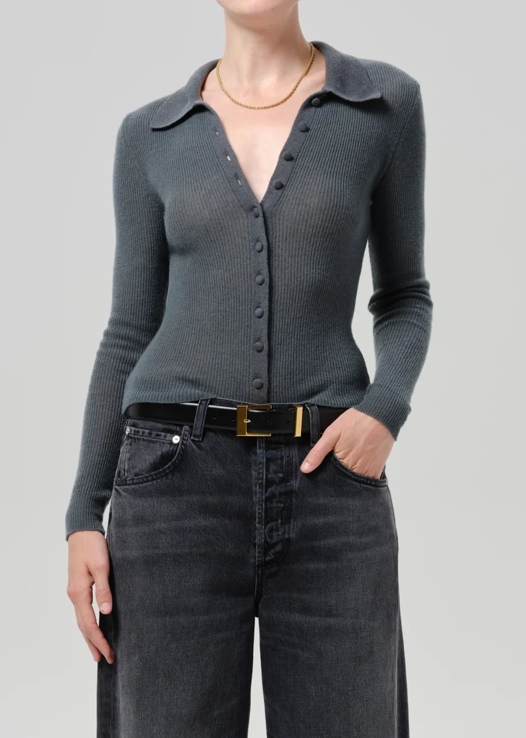 Paloma Cardigan Sweater in Juniper