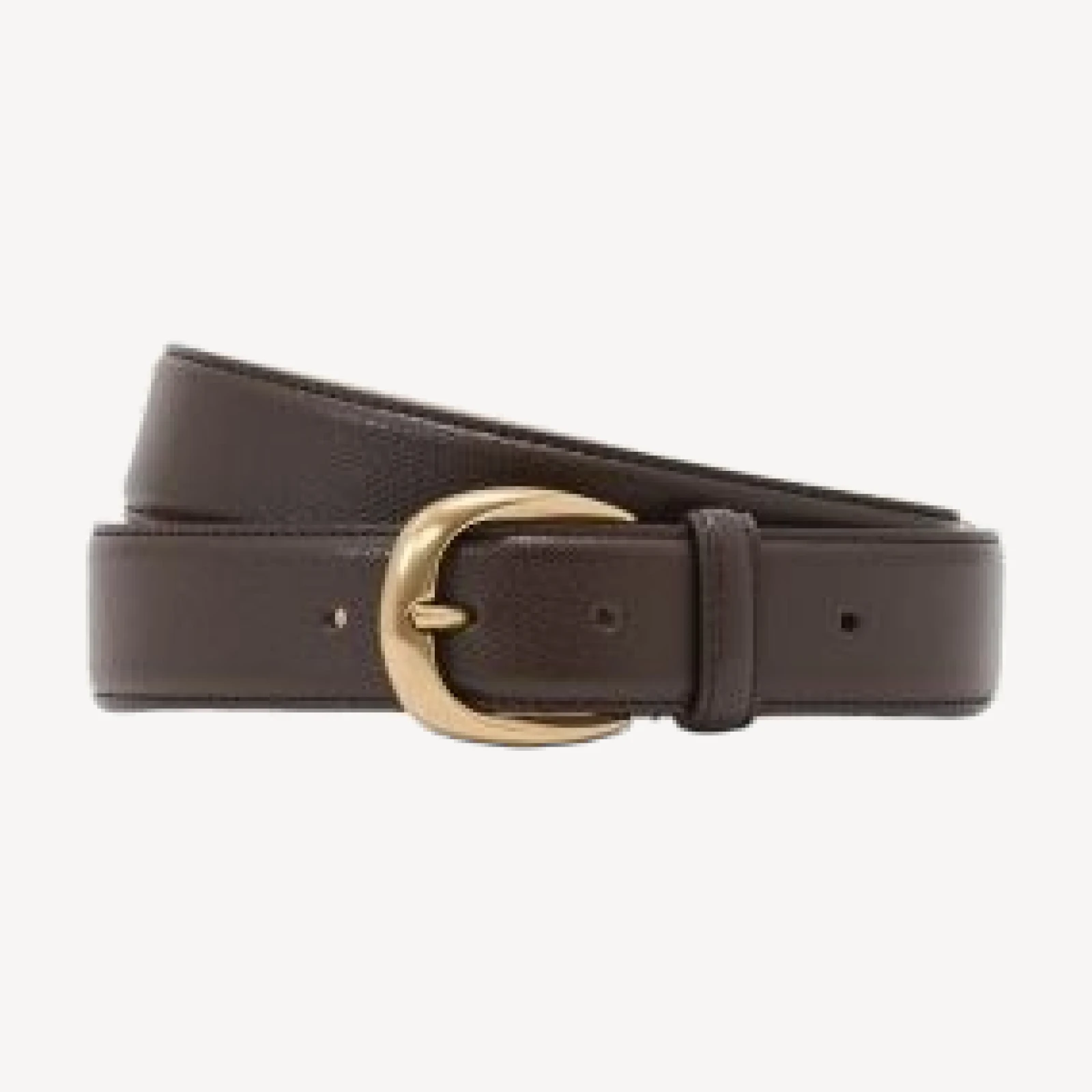 Reiss Men's Pebble Grain Leather Belt