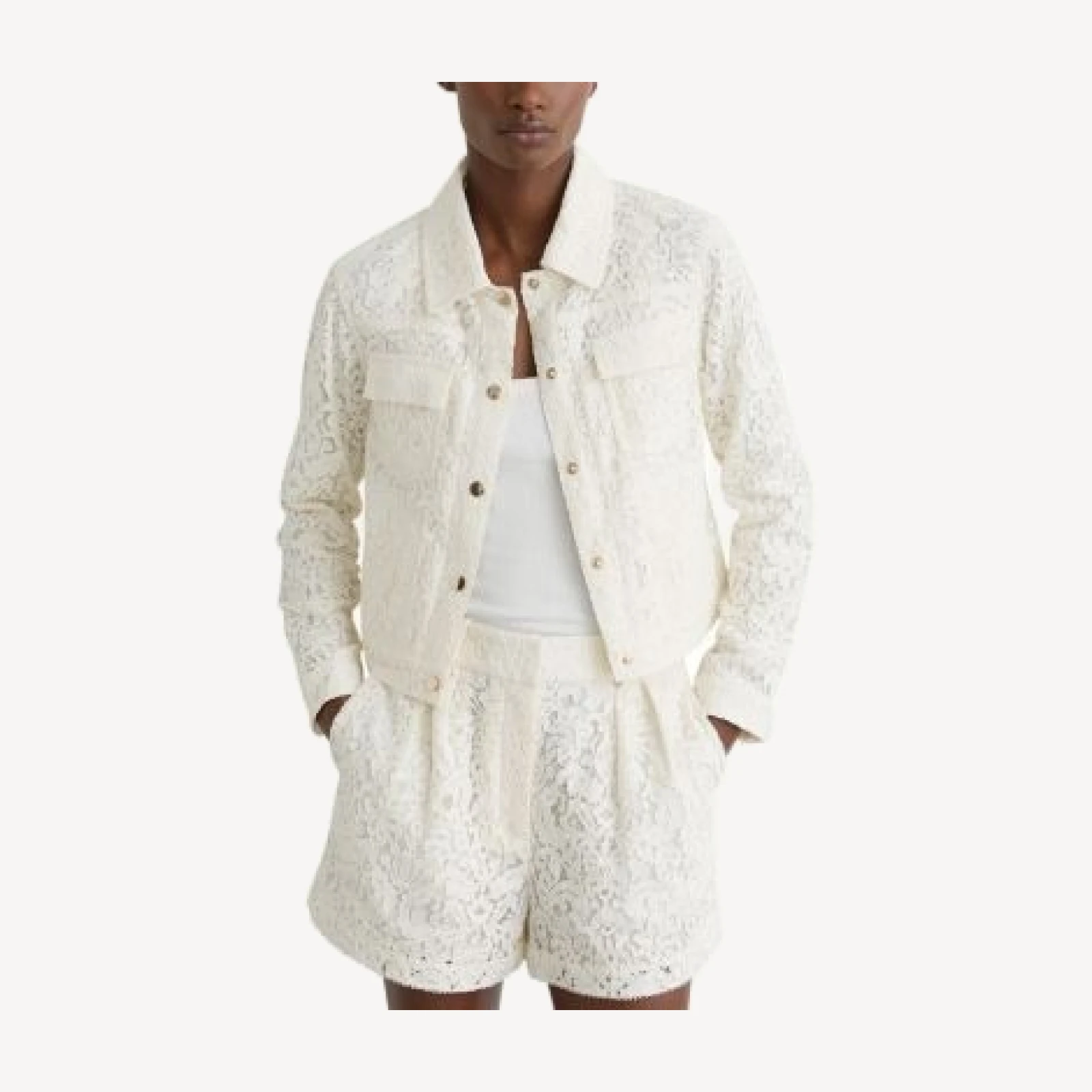 Reiss Lori Lace Jacket