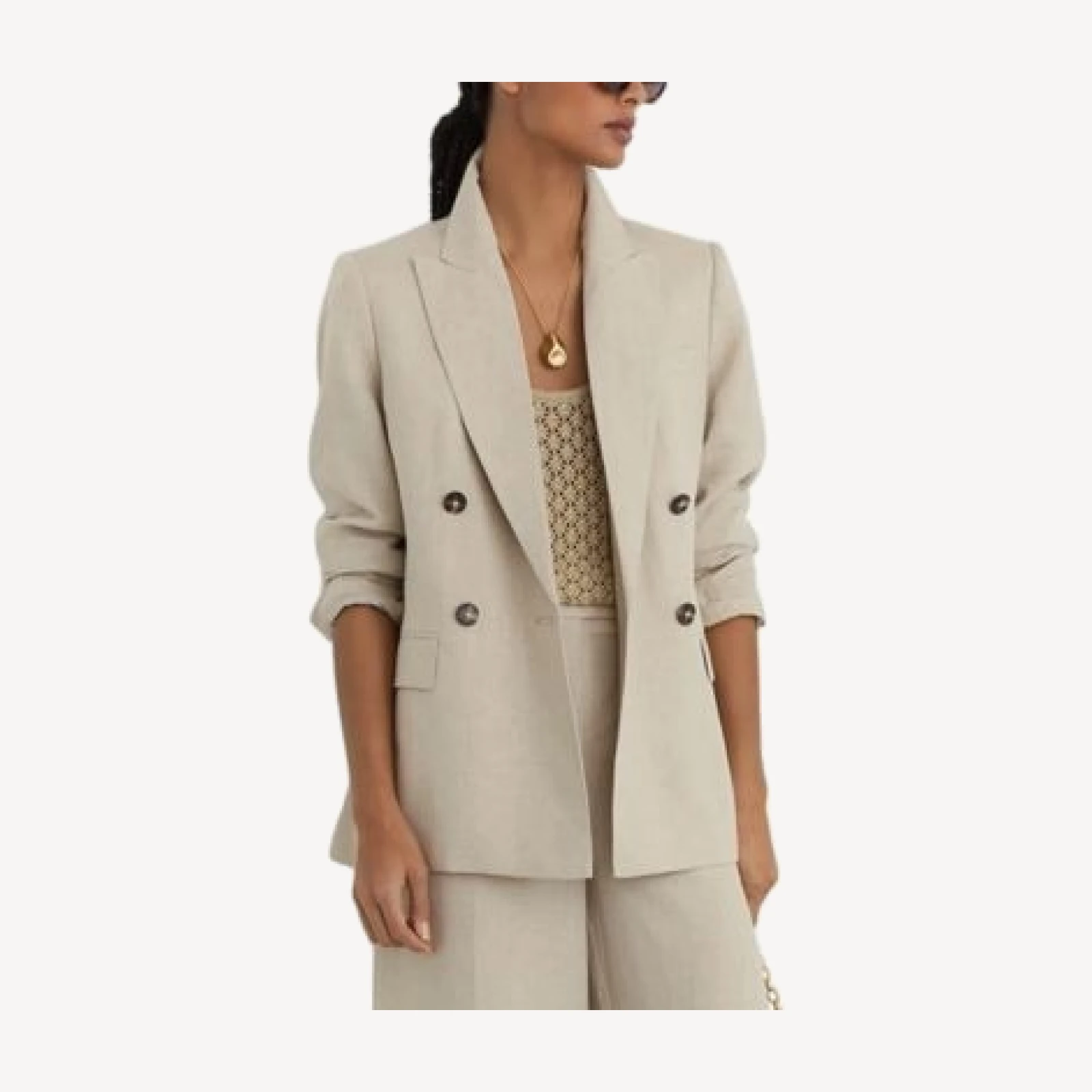 Reiss Linen Kit Blazer