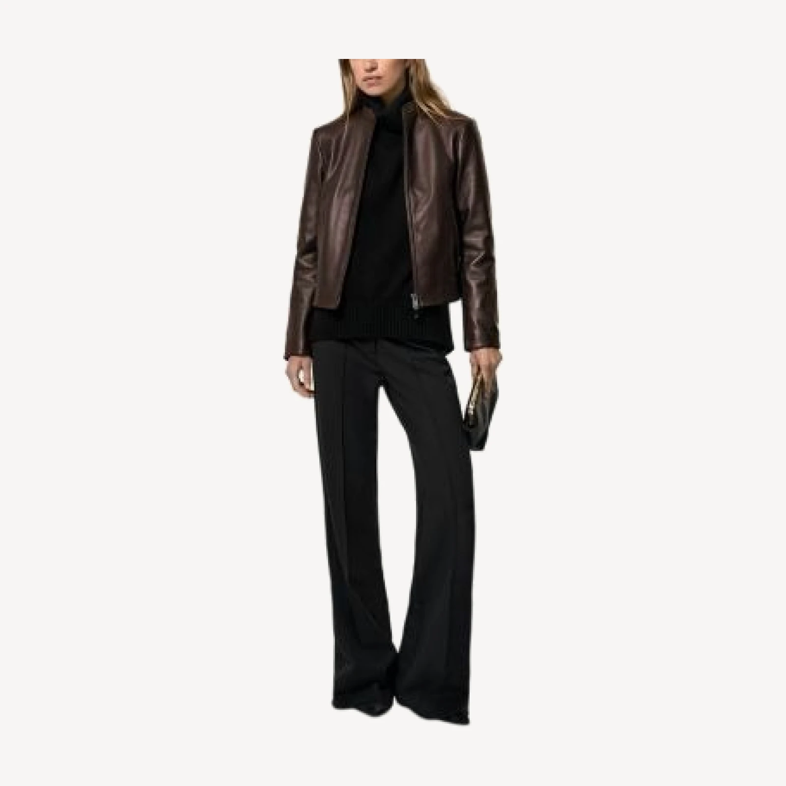Reiss Petites Allie Leather Jacket