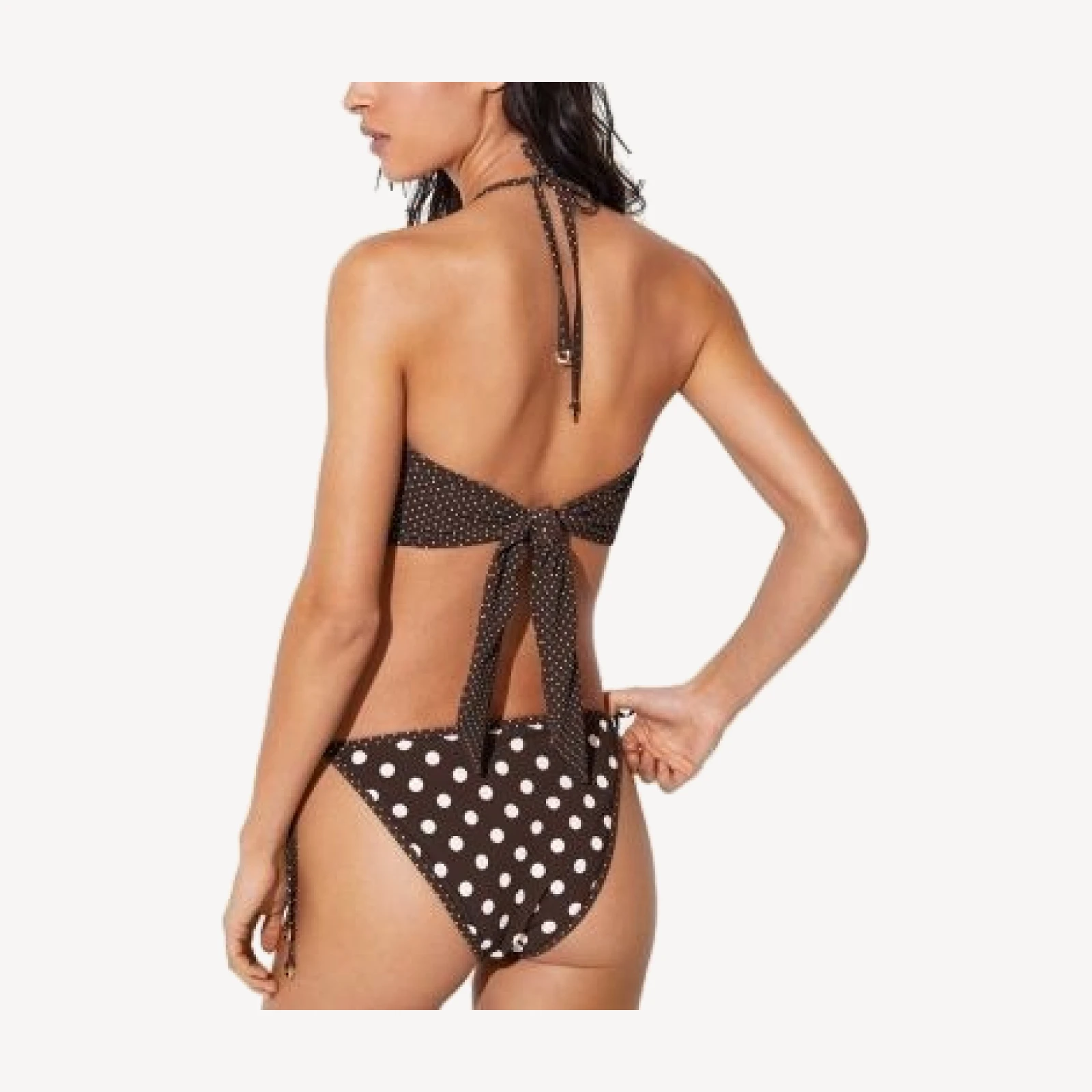 Reiss Hennel Polka Dot Print Bikini Bottom