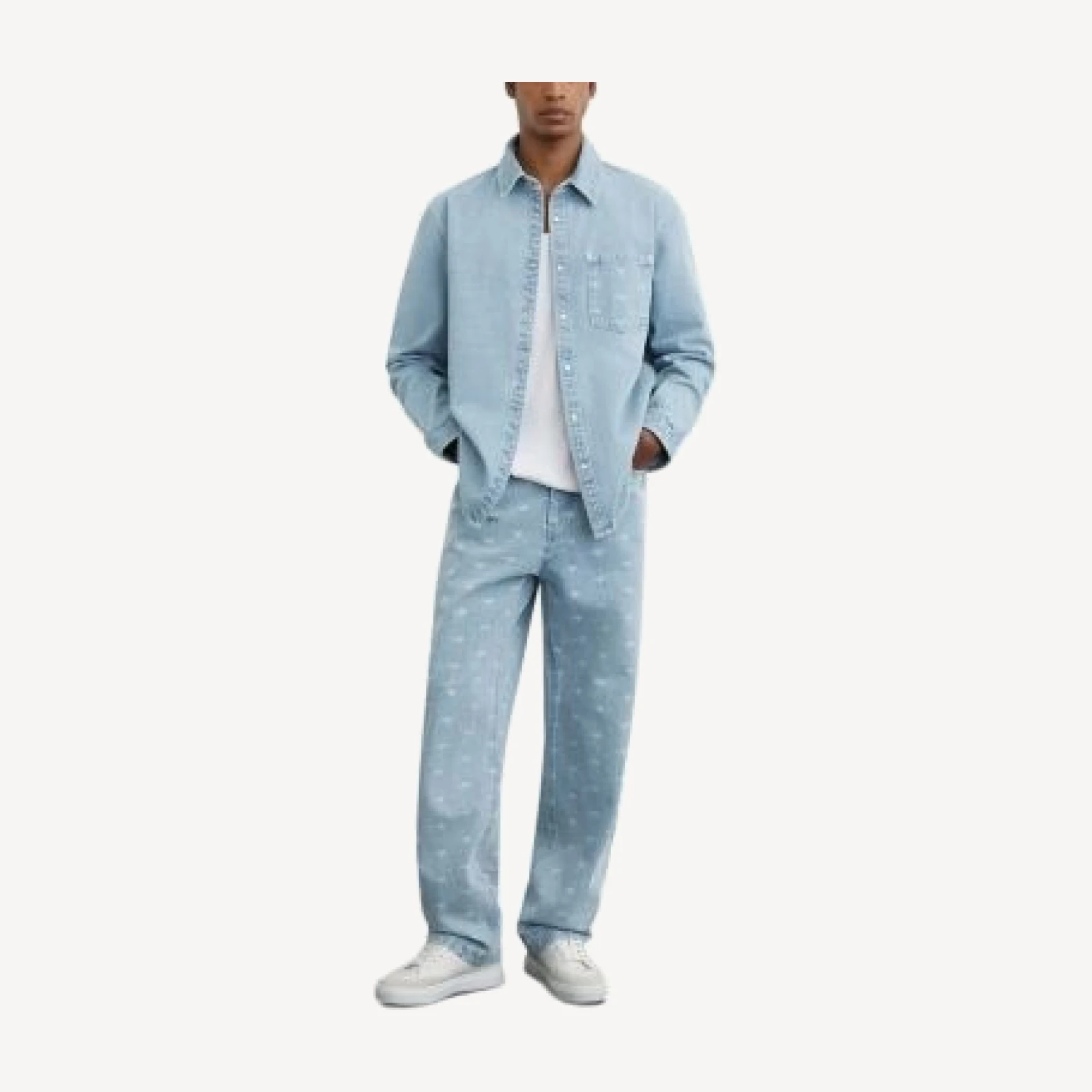 Reiss x McLaren Chronix Denim Shirt