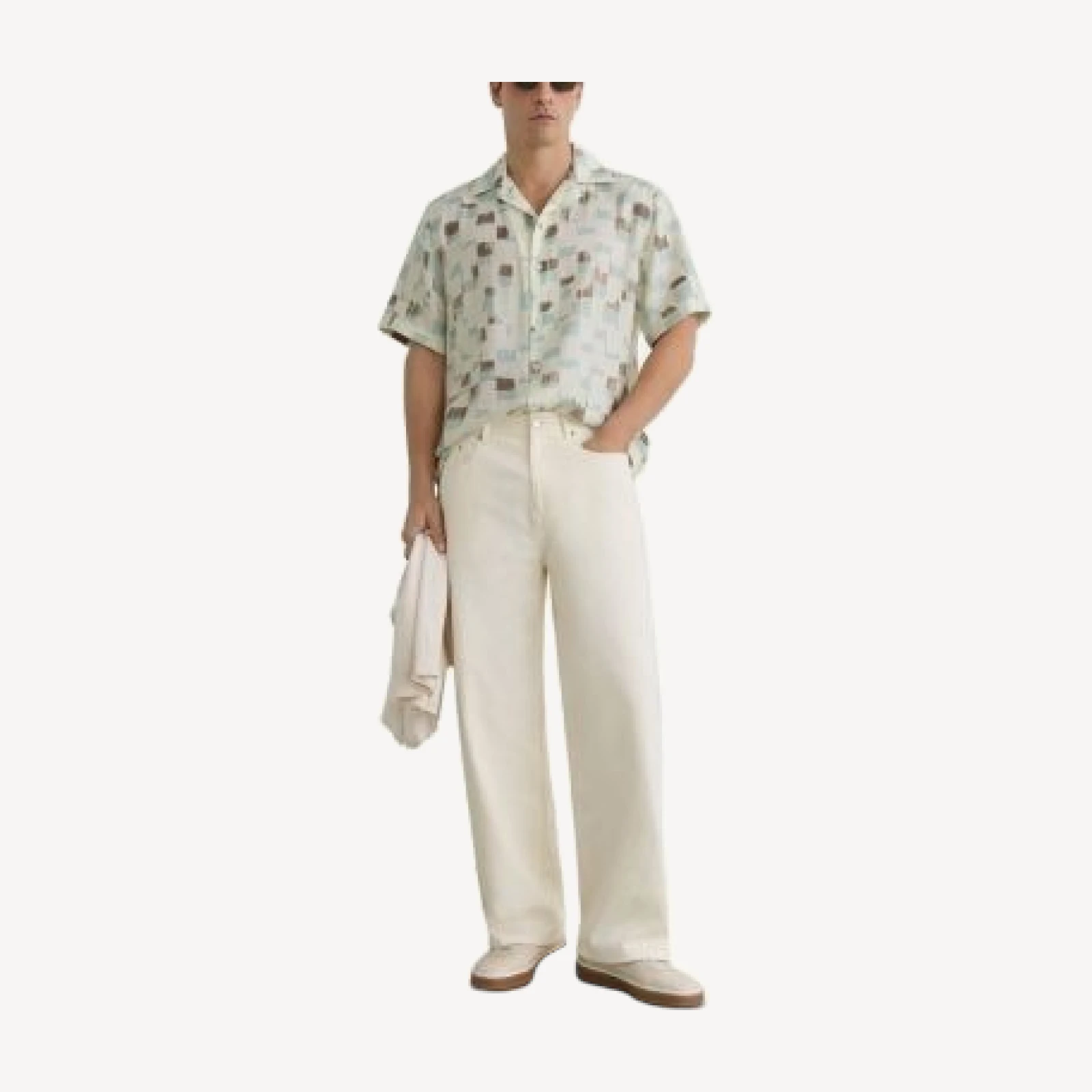 Reiss Vespucci Short Sleeve Patterned Shirt