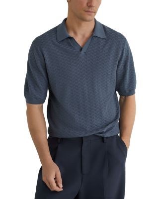 Reiss Slim Fit White Polo Shirt