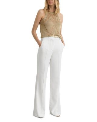 Reiss Maia Metallic Knit Top