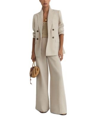 Reiss Petites Kit Linen Blazer